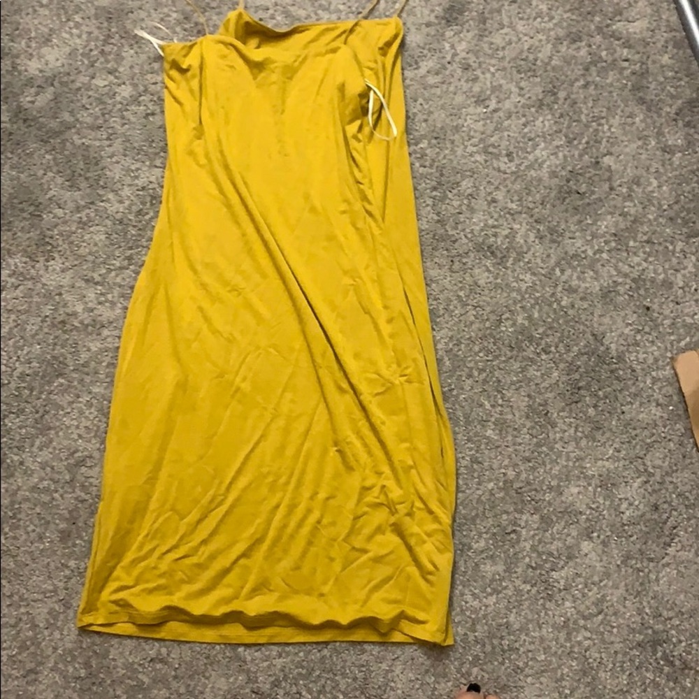 Mustard dress